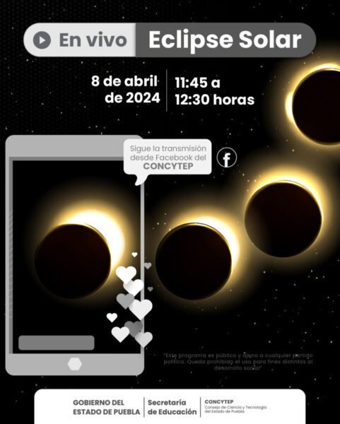 Transmisión en vivo eclipse solar 8 de abril