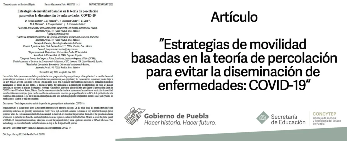 Estrategias de movilidad basadas en la teoría de percolación para evitar la diseminación de enfermedades: COVID-19