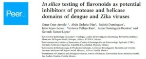 In silico testing of flavonoids as potential inhibitors of protease and helicase domais of dengue and Zika viruses