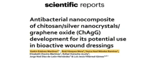 Antibacterial nanocomposite of chitosan/silver nanocrystals/ graphene oxide (ChAgG) development for its potential use in bioactive wound dressing